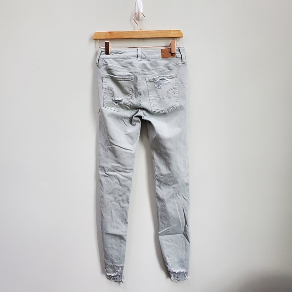 AE Mint Distressed Jeggings - Picture 5 of 5